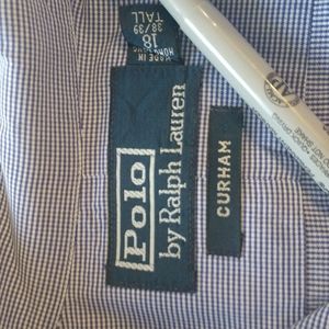Polo by Ralph Lauren Dress Shirt size 18 × 38/39 Tall